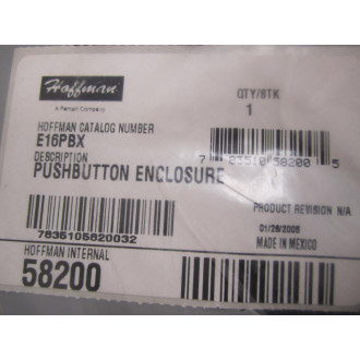 Hoffman E16PBX Enclosure