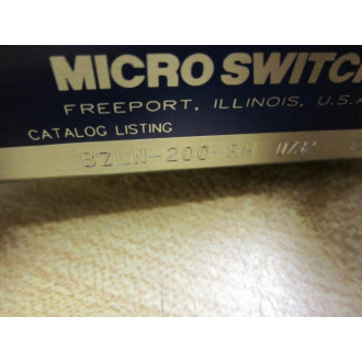 Micro Switch BZLN-200-RH Switch - New No Box
