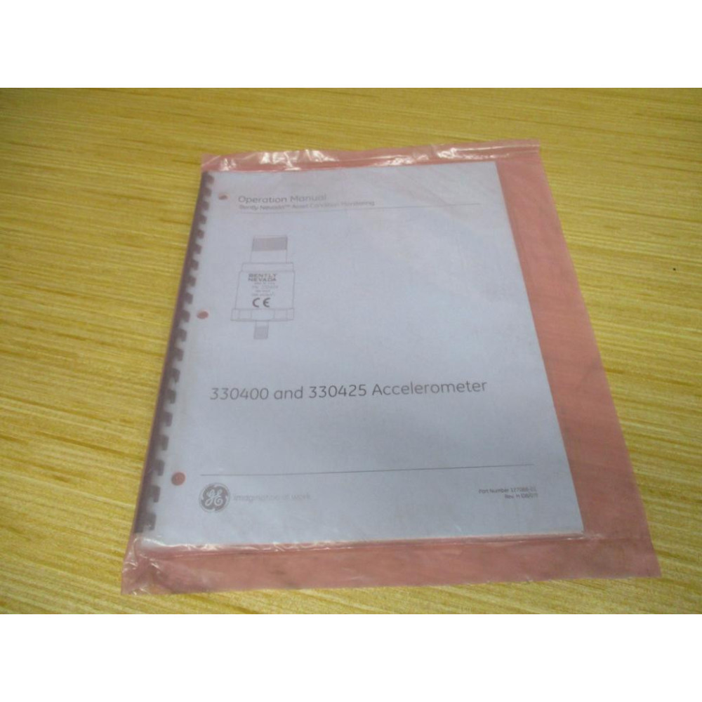 General Electric 127088-01 Bently Nevada Accelerometer Operation Manual