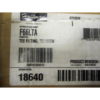 Hoffman F66LTA Tee Fitting 18640