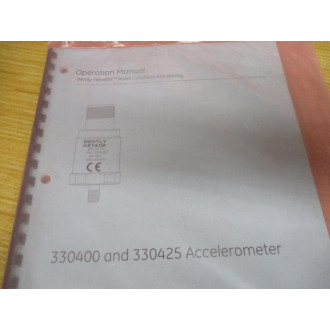 General Electric 127088-01 Bently Nevada Accelerometer Operation Manual