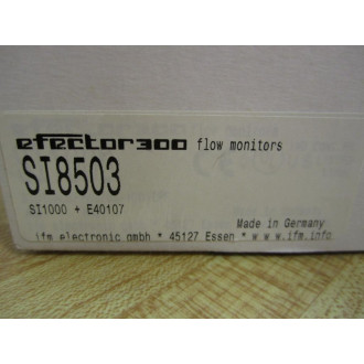 IFM Efector SI8503 Flow Monitor SID10ADBFPKGUS wE40107