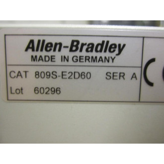 Allen Bradley 809S-E2D60 Solid State Relay