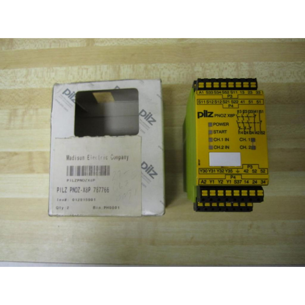 Pilz PNOZ-X8P-C-120VAC Safety Relay 787766 PNOZX8P