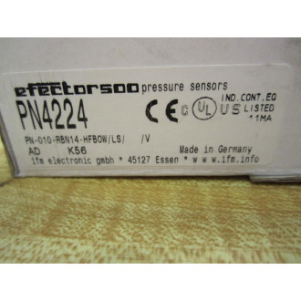 IFM Efector PN4224 Sensor PN-010-RBN14-HFBOWLS