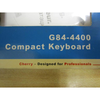 Cherry G84-4400 Compact Keyboard With Trackball G844400