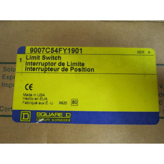 Square D 9007C54FY1901 Limit Switch 9007C54FY1901