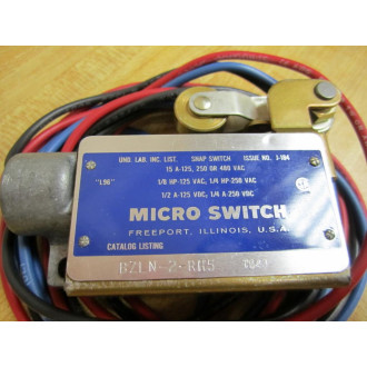 Micro Switch BZLN-2-RH5 Honeywell Snap Switch Roller Lever BZLN2RH5