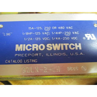 Honeywell BZLN-2-LH Limit Switch BZLN2LH