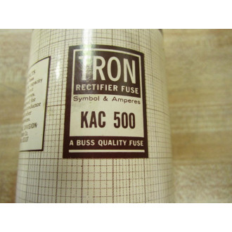 Bussmann KAC 500 KAC500 Rectifier Fuse Tron