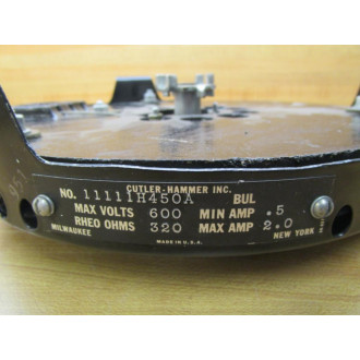 Cutler-Hammer 11111H450A Motor Control - New No Box