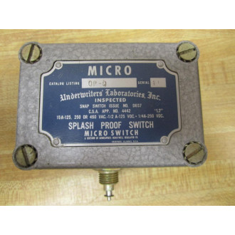 Micro Switch OP-Q Honeywell Limit Switch OPQ L - Used