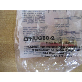 Cambridge CPFIUG882 Coaxial Connector Set Of 55