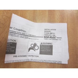 Kop-Flex 1 12W FHUBX 1 38 112WFHUBX138 Hub