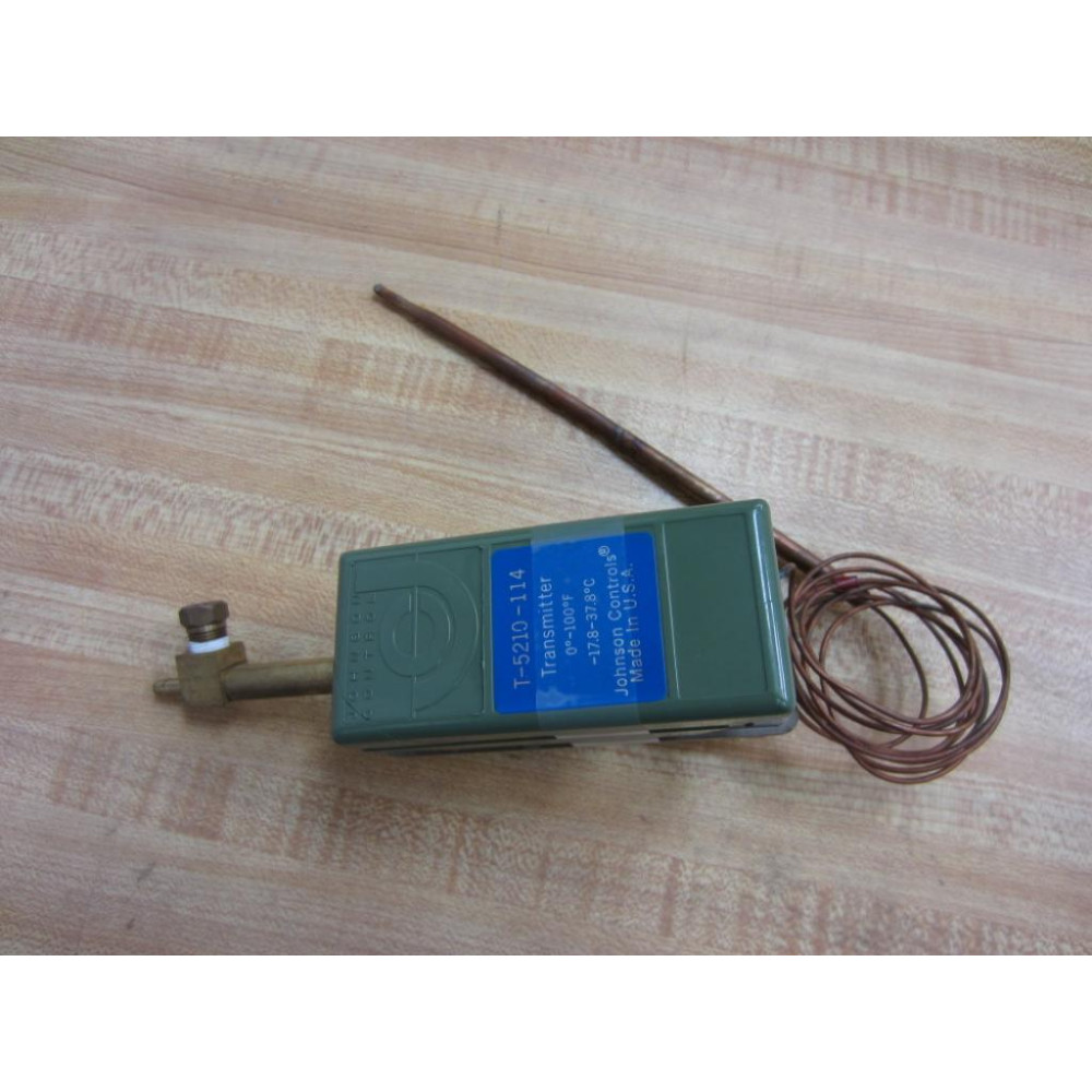 Johnson Controls T-5210-114 T5210114 Transmitter With Cracked Housing - Used