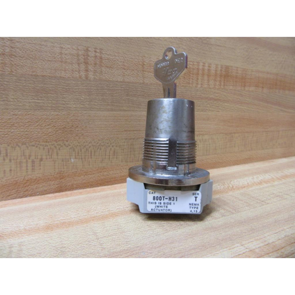 Allen Bradley 800T-H31 Lock Switch 800TH31 WKey Core Only - Used