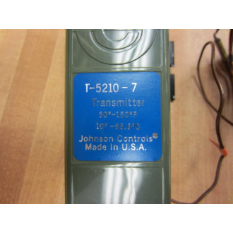 Johnson Controls T-5210-7 T52107 Temperature Transmitter - New No Box