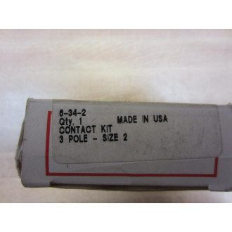 Cutler Hammer 6-34-2 Eaton Contact Kit 6342
