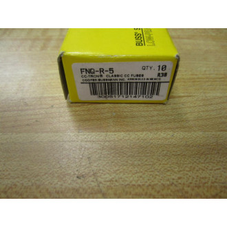 Buss FNQ-R-5 Bussmann Fuse Cross Ref 6F118 (Pack of 10)