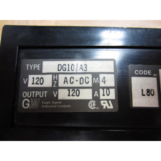 Eagle Signal DG101A3 Electronic Timer Crack In Case - New No Box