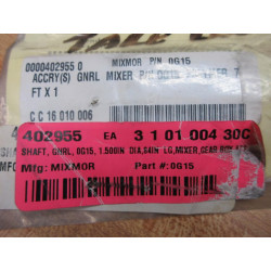 Mixmor OG-15 Mixer Gear Box 0G-15 - New No Box