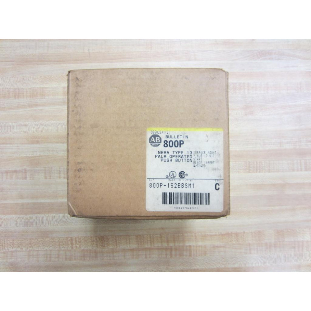Allen Bradley 800P-1S2BBSM1 Push Button 800P1S2BBSM1