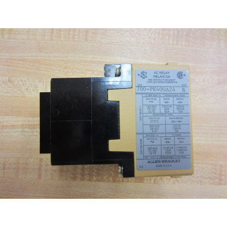 Allen Bradley 700-PK400A24 Control Relay 700PK400A24