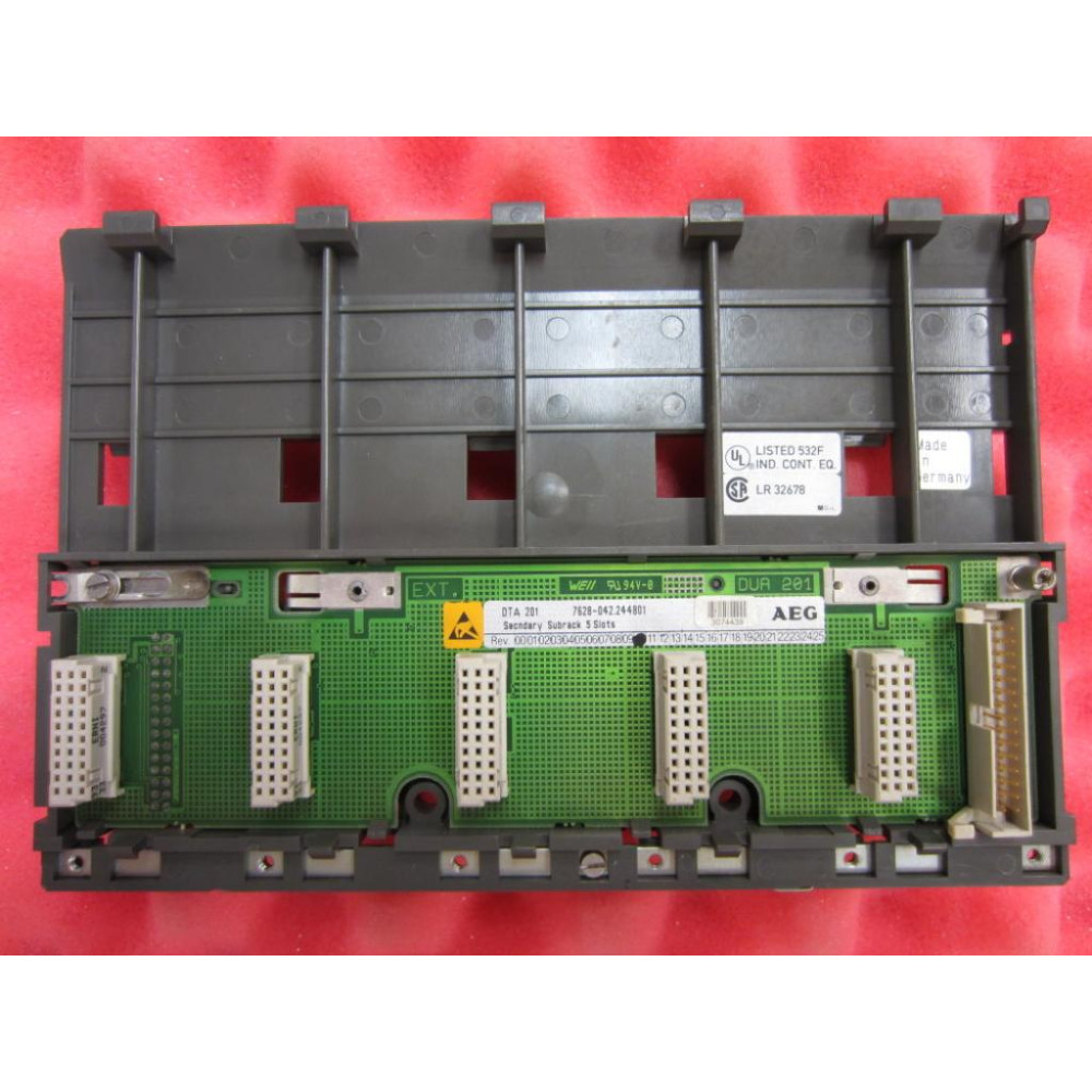 AEG DTA 201 Secondary 5 Slot Subtrack Without Ribbon Cable - Used