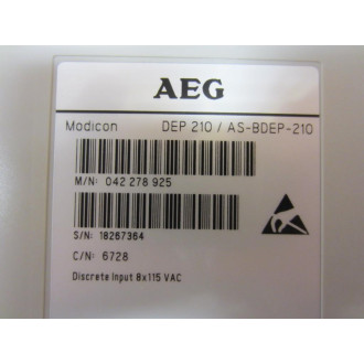 AEG DEP 210AS-BDEP-210 Input Module DEP210ASBDEP210 - New No Box