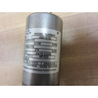 Barksdale 426T2-12 Pressure Transducer 426T212