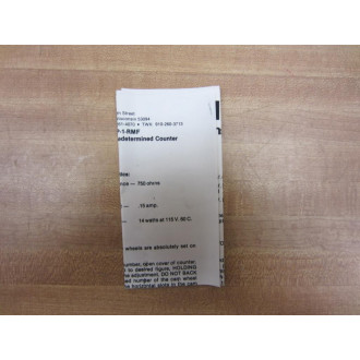 Eaton Durant 5-SP-1-RMF Predetemining Counter 5SP1RMF