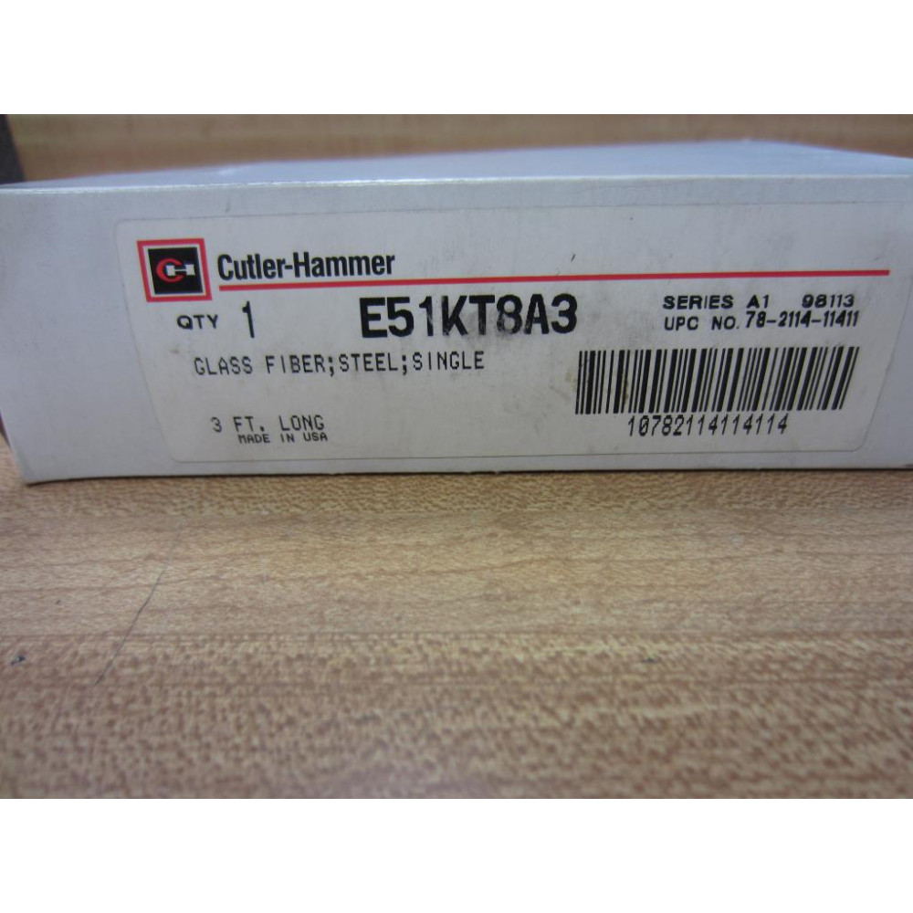 Cutler Hammer E51KT8A6 Eaton Glass Fiber Cable