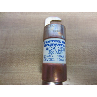 Ferraz ACK 200 Shawmut ACK200 Fuse (Pack of 6) - New No Box