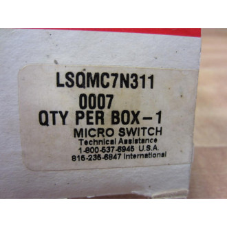 Honeywell LSQMC7N311 Limit Switch