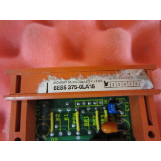 Siemens 6ES5-375-0LA15 Memory Submodule 6ES53750LA15 - Used