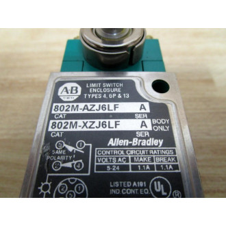 Allen Bradley 802M-AZJ6LF Limit Switch  802MAZJ6LF - New No Box