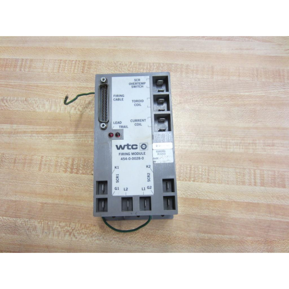 Welding Technologies 454-0-0028-0 Firing Module - Used