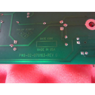 Dolan Jenner PWA 01-022013-0000 Safety Light Curtain Bd PWB-02-070163 - Used