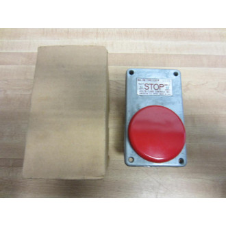 Joslyn Clark 5A2N Palm Push Button Stop Red