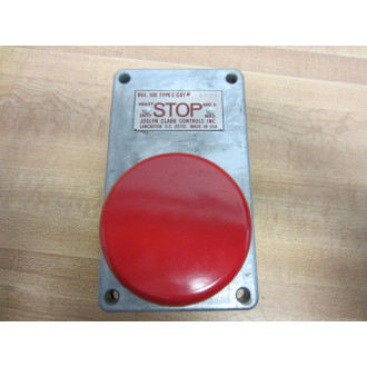 Joslyn Clark 5A2N Palm Push Button Stop Red