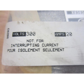 Crouse & Hinds X8382-1 Two Plug Receptacle X83821