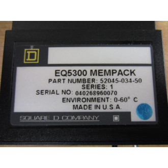 Square D 52045-034-50 Mempack Ser 1  EQ5300 (Pack of 3) - Used