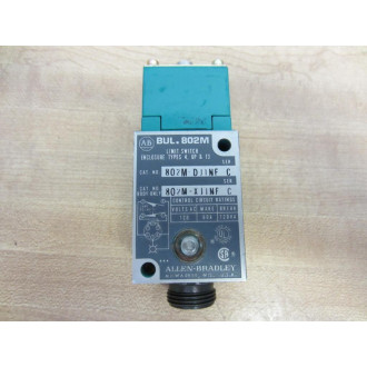 Allen Bradley 802M-DJ1NF Limit Switch 802MDJ1NF Series C - Used