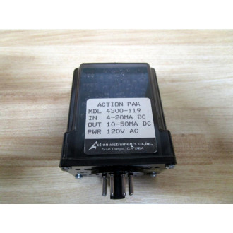 Action Instruments 4300-119 Transmitter Relay  4300119 Rev D-E7085 - New No Box
