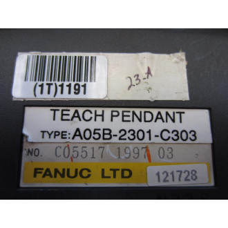 Fanuc A05B-2301-C303 Teach Pendant C05517 1197 03 - Refurbished