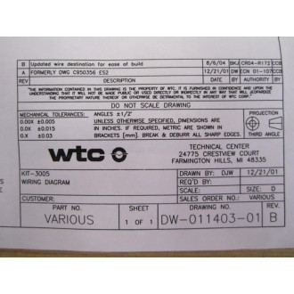 Welding Technology(wtc) 830-0168V2 Welding control - New No Box