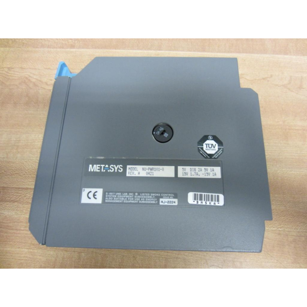 Johnson Controls NU-PWR101-0 Metasys Plug-In Power Supply Rev. H - Used