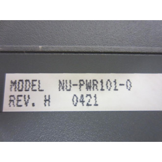 Johnson Controls NU-PWR101-0 Metasys Plug-In Power Supply Rev. H - Used