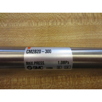 SMC CM2B20-300 Cylinder 1 MPa Max Press Stroke 1' - New No Box