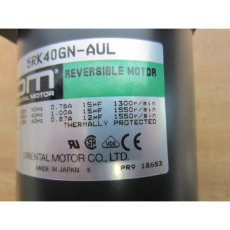Oriental Motor Co 5RK40GN-AUL Reversible Motor